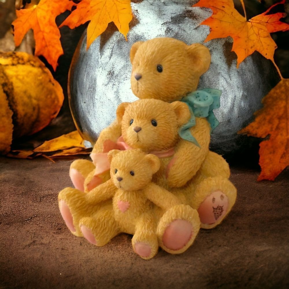 Cherished Teddies Figure Friends Come in All Sizes Theadore Samantha Tyler 1991